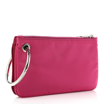 Prada Tessuto Nylon 2 In 1 Clutch Fuchsia Red 3 of 12