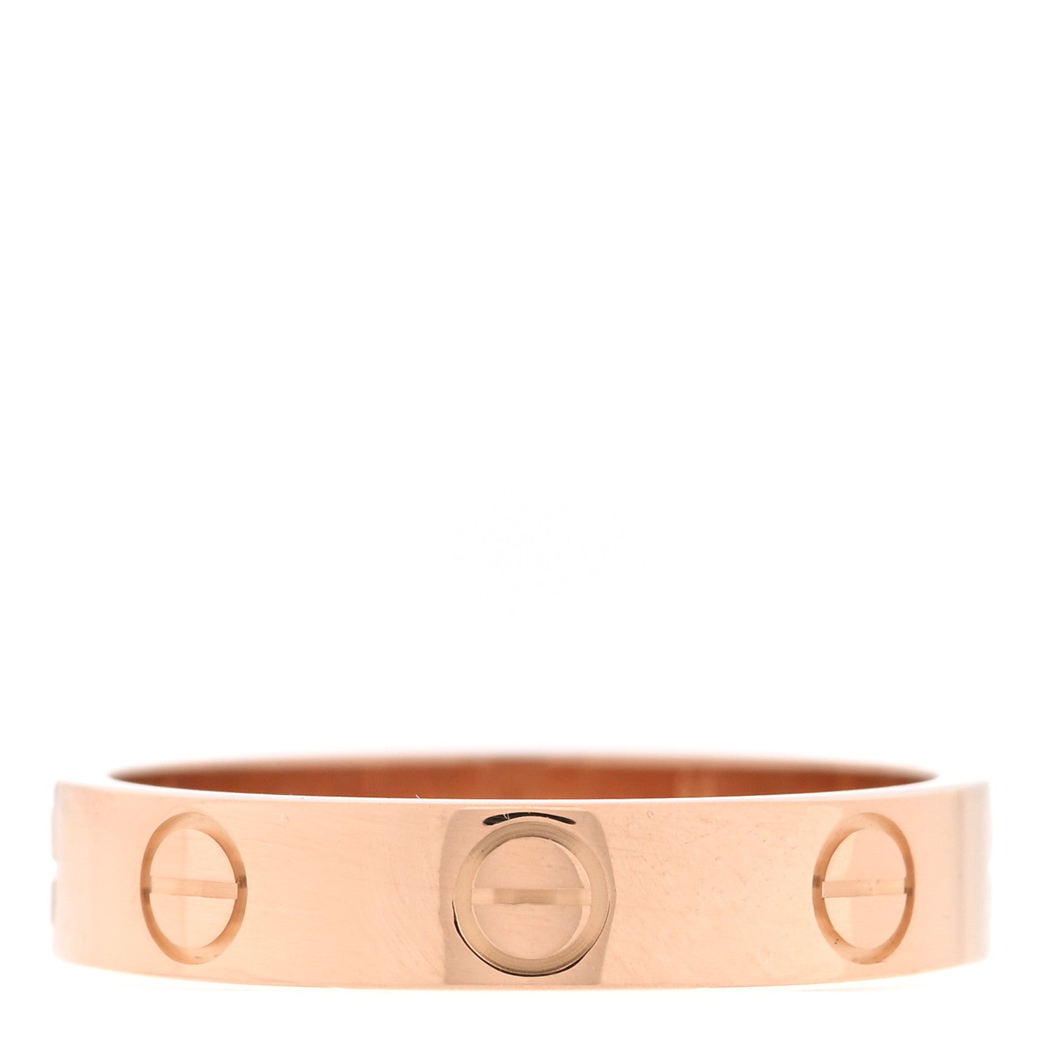 Cartier 18K Pink Gold 3.5mm LOVE Wedding Band Ring 50 5.25 3 of 4