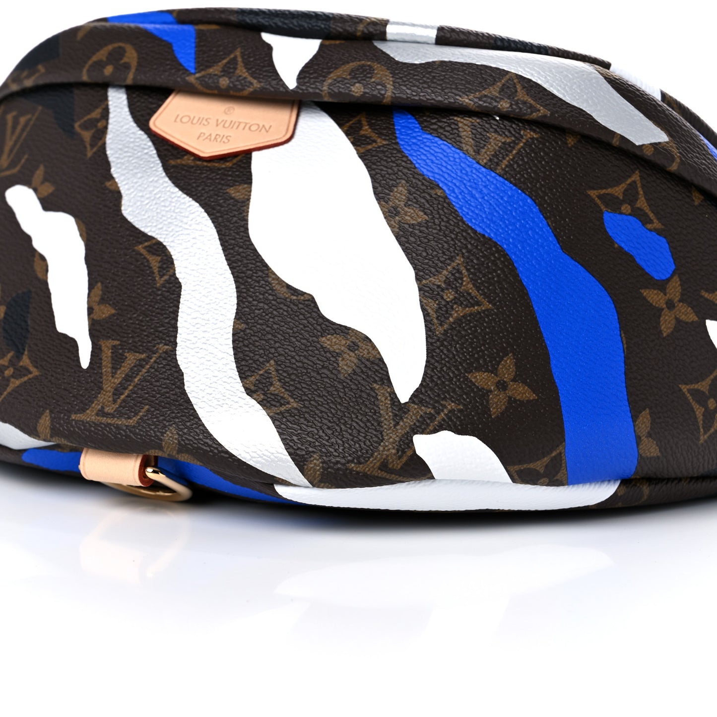 X LOL Monogram Bumbag Blue Silver