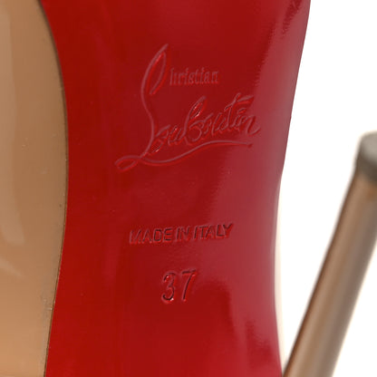 Christian Louboutin Patent So Kate 120 Pumps 37 Nude 8 of 11