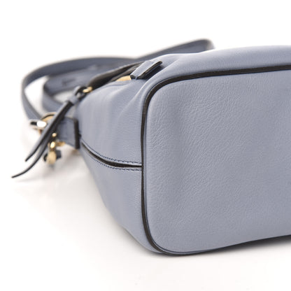 Chloe Suede Calfskin Mini Faye Backpack Washed Blue 7 of 9
