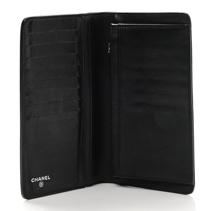 Chanel Caviar Sevruga Yen Wallet Black 5 of 8