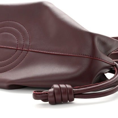 Loewe Shiny Nappa Calfskin Small Paseo Bag Burgundy 9 of 10