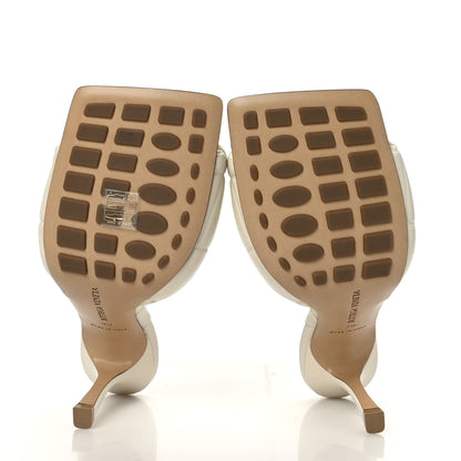 Bottega Veneta Nappa Quilted Rubber Lido Mule Sandals 39 Sea Salt 5 of 7