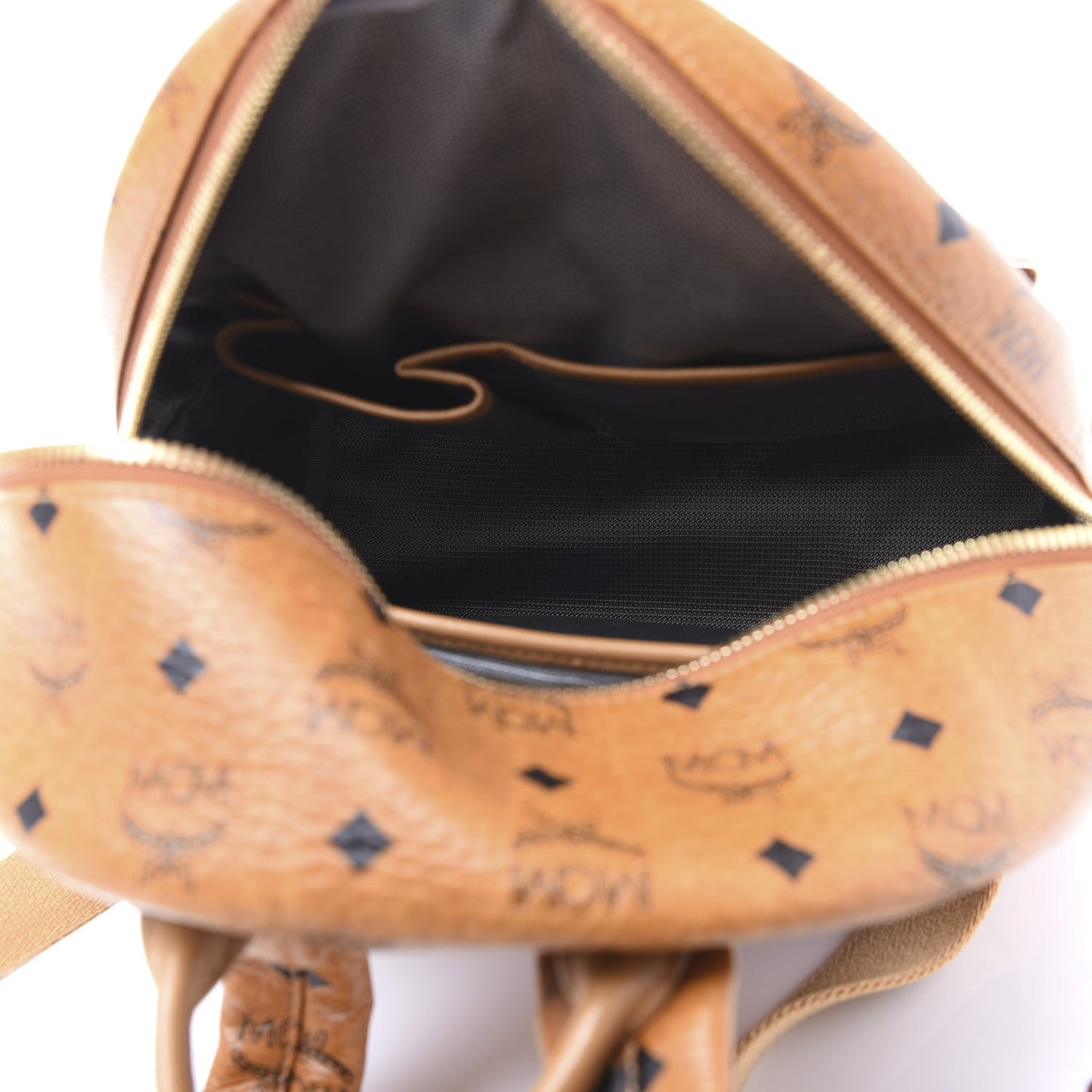 Visetos Small Side Stud Stark Backpack Cognac