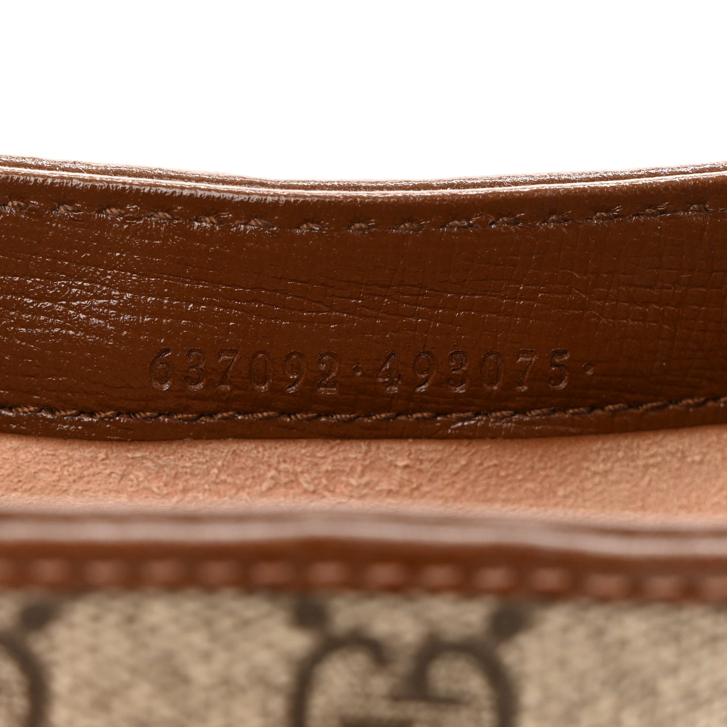 GG Supreme Monogram Azalea Calfskin Web Mini Jackie 1961 Hobo Beige Ebony Brown Sugar