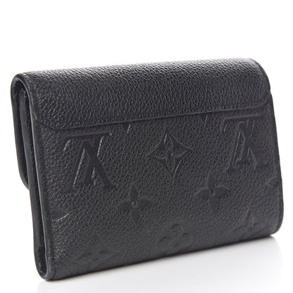 Louis Vuitton Empreinte Pont-Neuf Compact Wallet Black 3 of 9