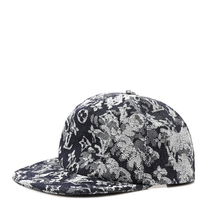 Louis Vuitton Monogram Tapestry Cap 60 Bleu 3 of 10