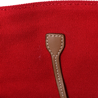 Prada Canapa Logo Bucket Tote Rosso 14 of 16