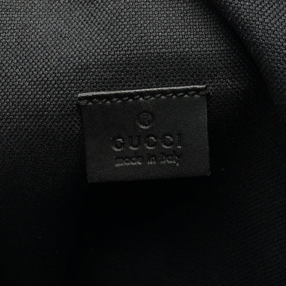 Gucci GG Supreme Monogram Web Belt Bag Black Grey 6 of 9