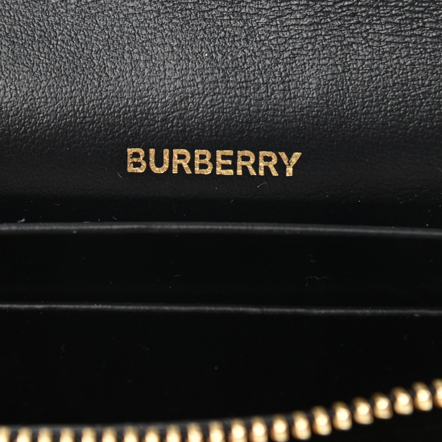 Burberry Grainy Calfskin Vintage Check Jade Card Case 6 of 9