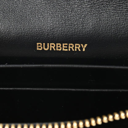 Burberry Grainy Calfskin Vintage Check Jade Card Case 6 of 9