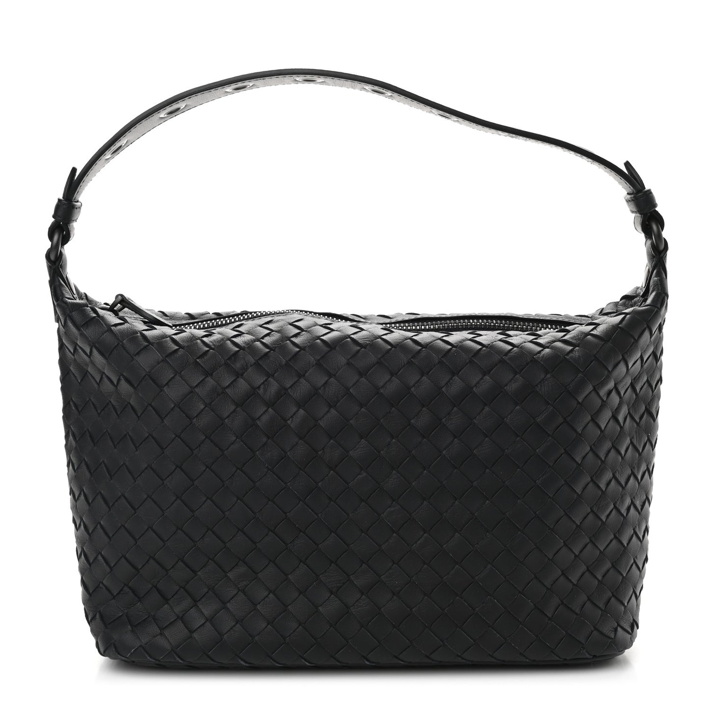 Nappa Intrecciato Small Shoulder Bag Black