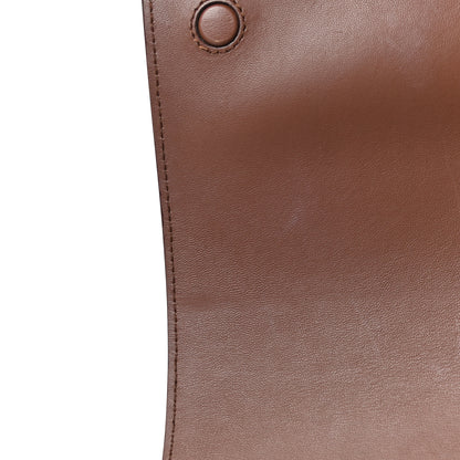 Burberry Smooth Calfskin Two Tone Small Grace Bag Malt Brown Black 11 of 15