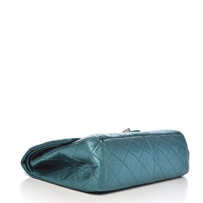 Chanel Metallic Calfskin Quilted 2.55 Reissue 227 Flap Turquoise 4 of 17