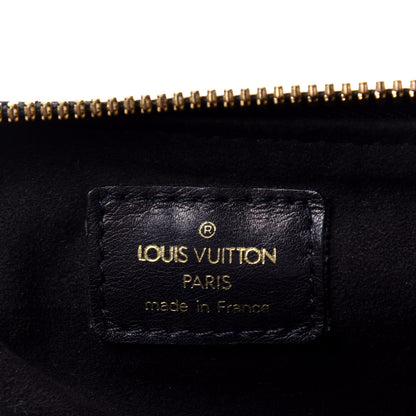 Louis Vuitton Cuir Patent Embossed Monogram Stephen Bag Alizee Grey 7 of 9