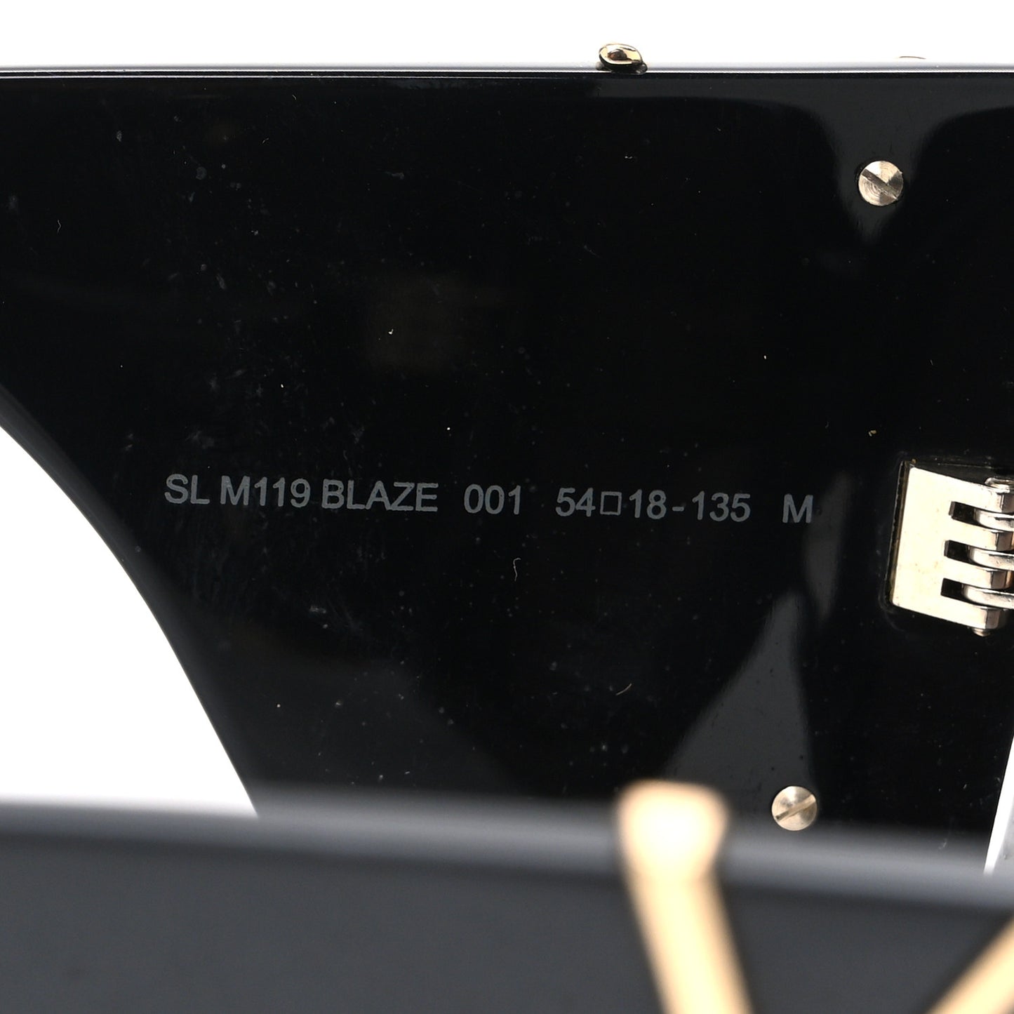 Acetate Blaze Sunglasses SL M119 Black