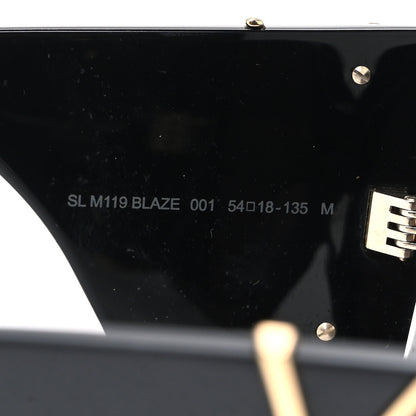 Saint Laurent Acetate Blaze Sunglasses SL M119 Black 6 of 6