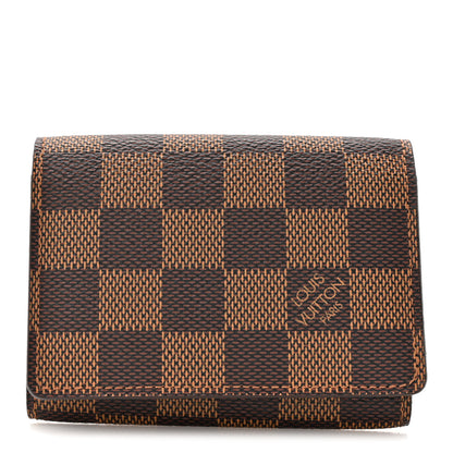 Louis Vuitton Damier Ebene Business Card Holder 1 of 8