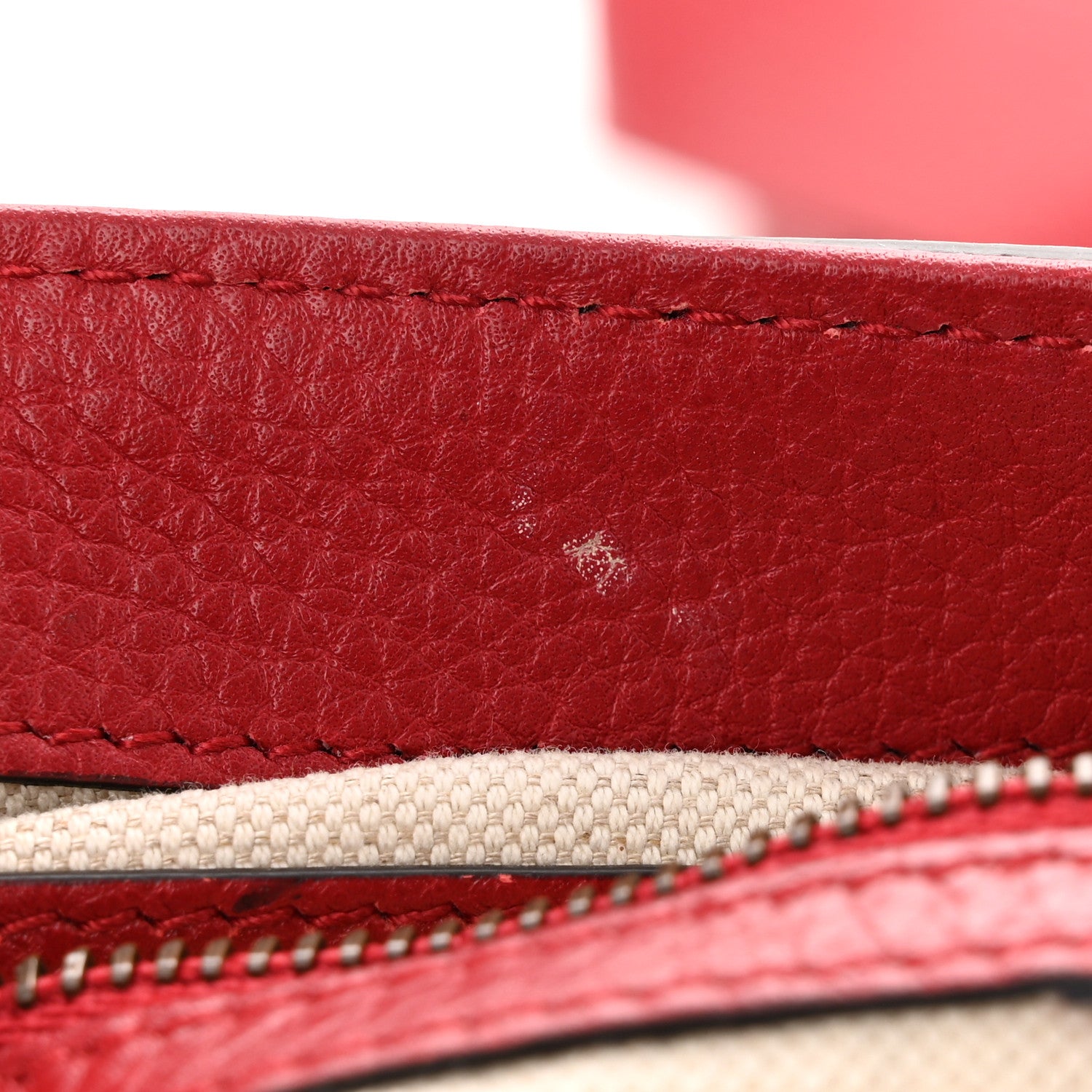 Gucci Cellarius Calfskin Feline GG Marmont Flap Shoulder Bag Vulcanic Red 12 of 13