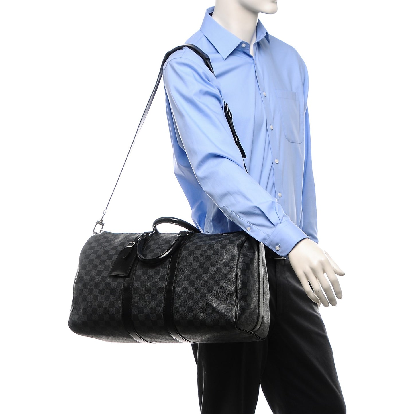 Damier Graphite Keepall Bandouliere 45