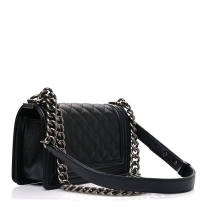 Chanel Caviar Quilted Small Boy Flap Black 3 of 10