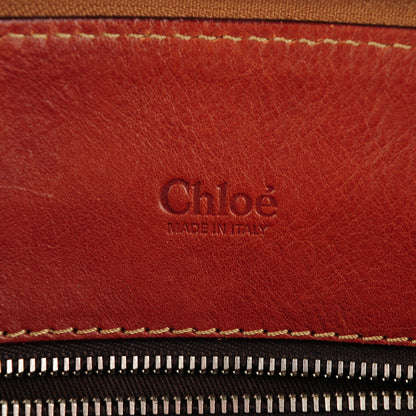 Chloe Calfskin Edith Satchel Whiskey 6 of 9