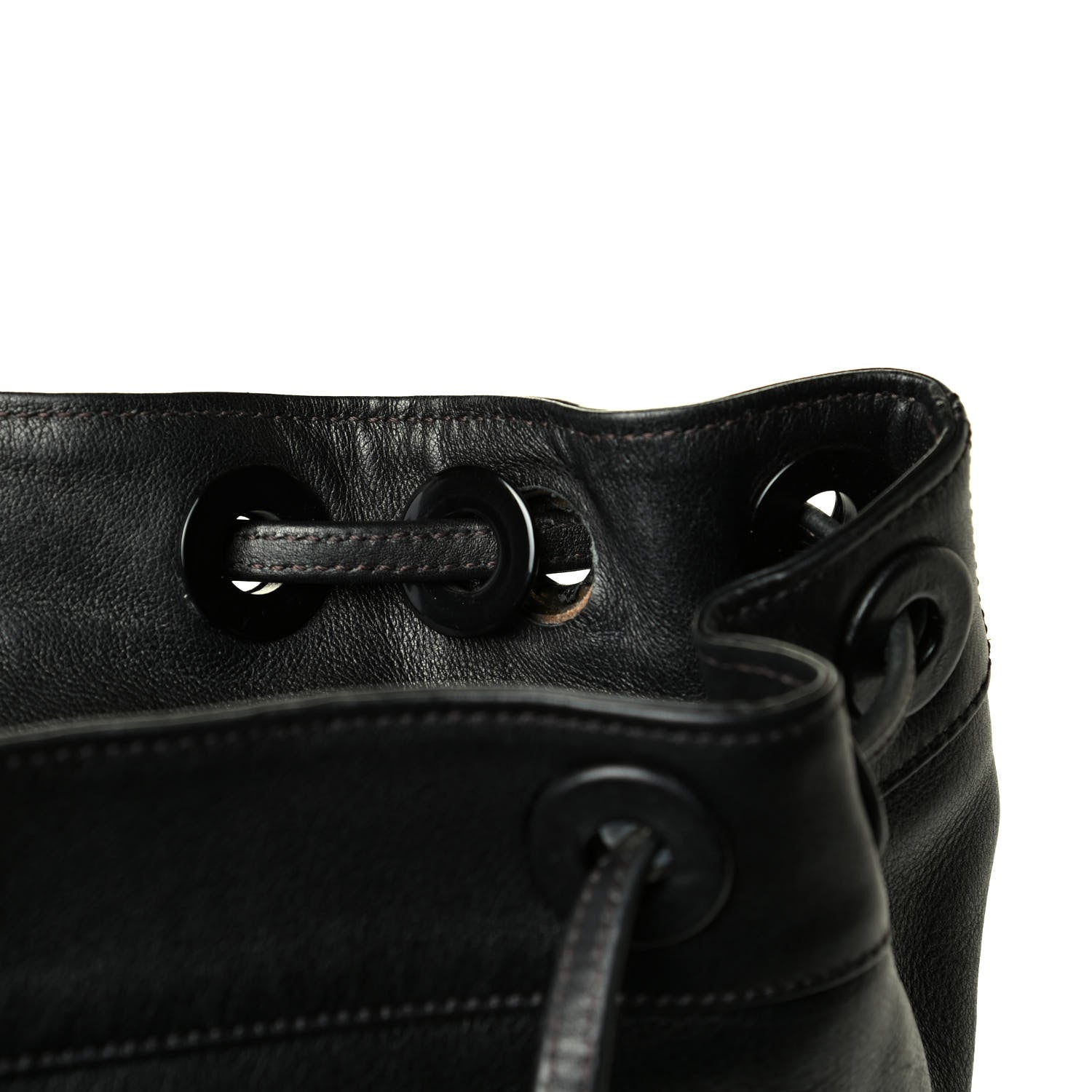 Chanel Lambskin CC Drawstring Backpack Black 9 of 9