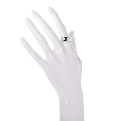 Cartier 18K White Gold 8mm Happy Birthday Band 52 6 2 of 4