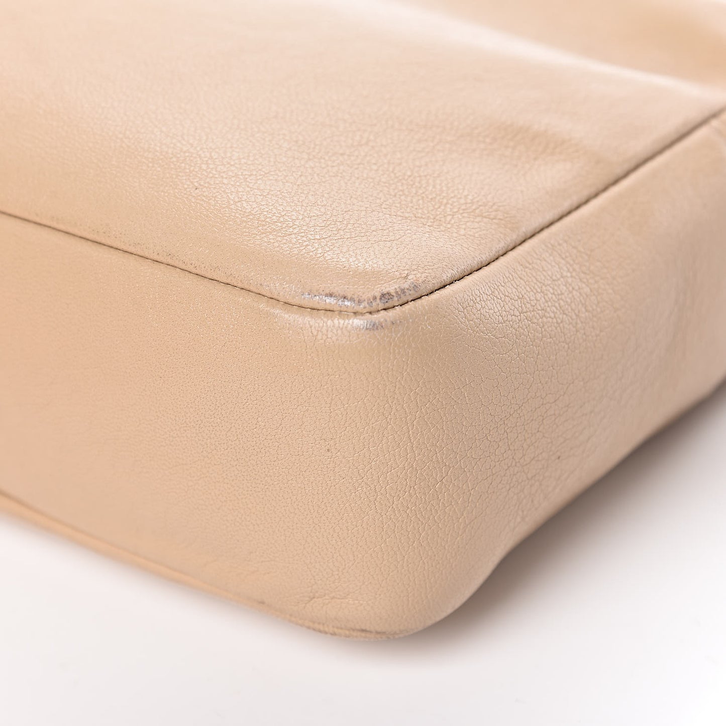 Lambskin Monogram Small Lou Camera Bag Beige
