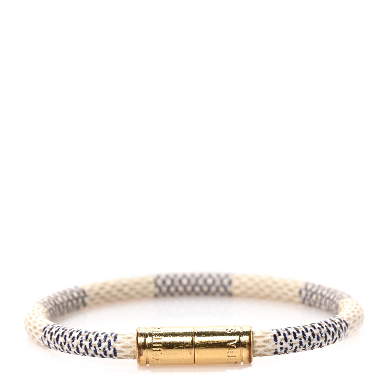 Louis Vuitton Damier Azur Keep It Bracelet 1 of 3