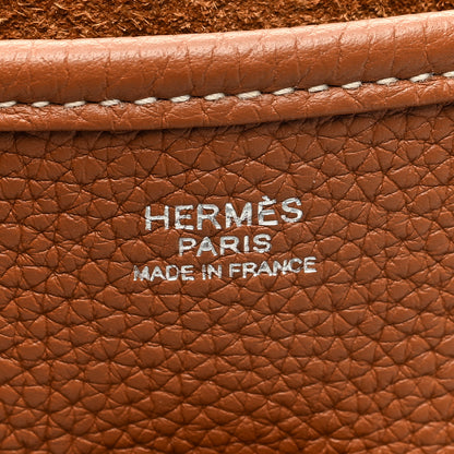 Hermes Taurillon Clemence Evelyne III PM Gold 6 of 12