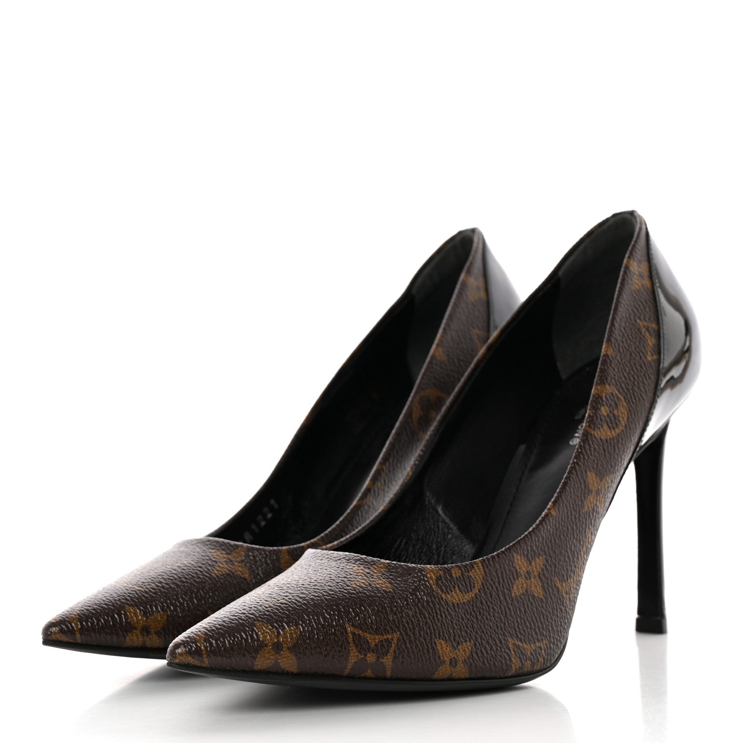 Louis Vuitton Monogram Cherie Pumps 39.5 Black 3 of 11
