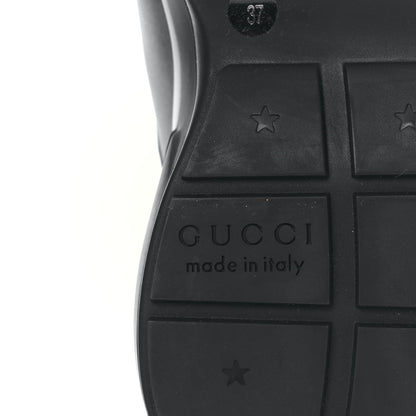 Gucci Dali Soft Calfskin Cut Out Interlocking G Womens Rhyton Sneakers 37 Black Ivoire 6 of 8