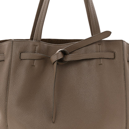 Celine Soft Grained Calfskin Small Belt Cabas Phantom Taupe 8 of 10