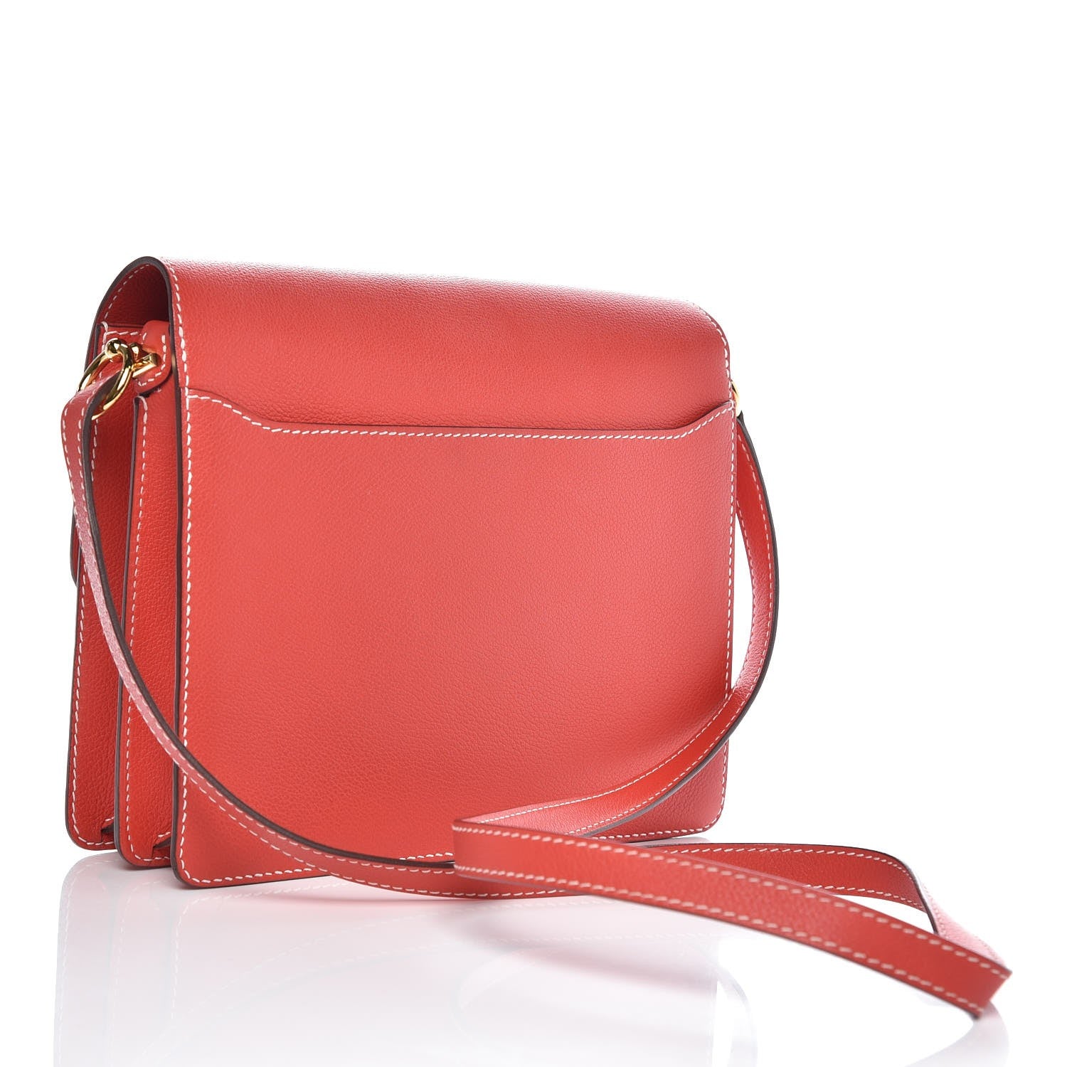 Hermes Evercolor Sac Roulis 23 Rouge Tomate 3 of 7
