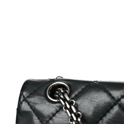 Chanel Iridescent Calfskin Quilted 2.55 Reissue 226 Flap Dark Grey 11 of 11