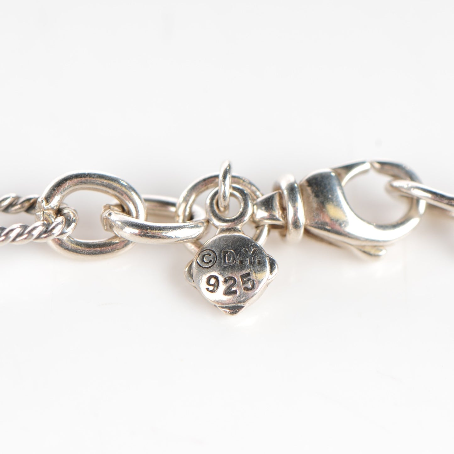 Sterling Silver 14mm Pearl Figaro Chain Necklace