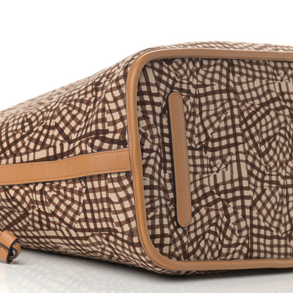 MCM Visetos Large Liz Reversible Shopper Tote Cognac 13 of 16