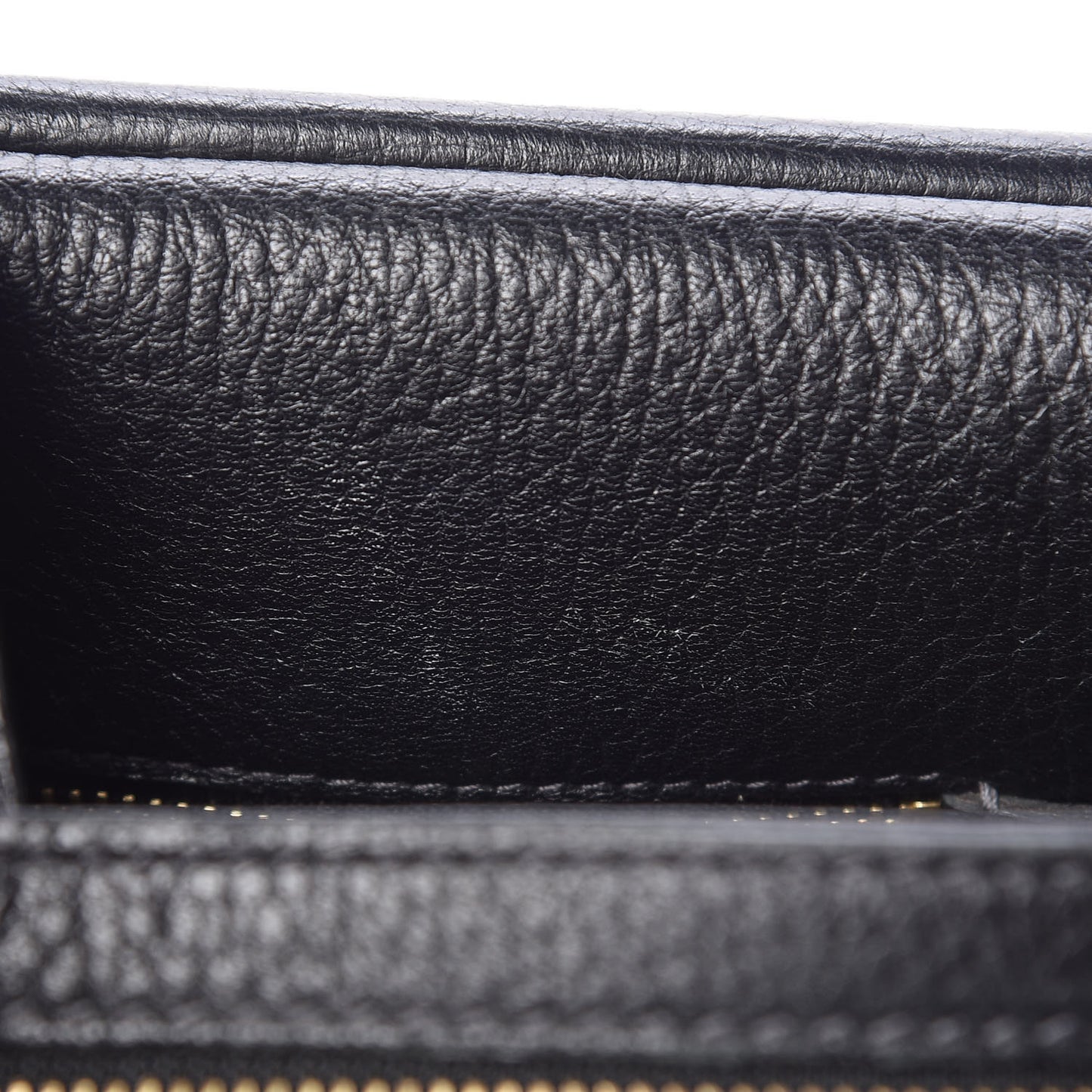 Grained Deerskin Medium Miss Sicily Satchel Black