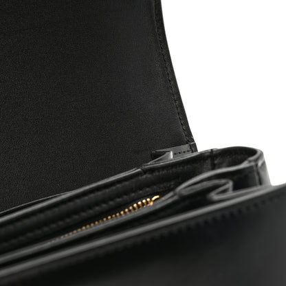 Celine Shiny Calfskin Medium Triomphe Black 13 of 15
