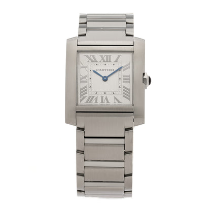 Cartier Stainless Steel 27mm Tank Francaise Quartz Watch 1 of 5