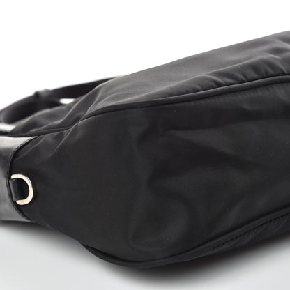 Prada Nylon Flat Messenger Bag Black 8 of 9