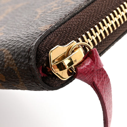Louis Vuitton Monogram Clemence Wallet Fuchsia 9 of 10