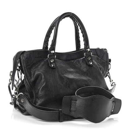 Balenciaga Agneau Classic Silver Hardware S City Black 3 of 12