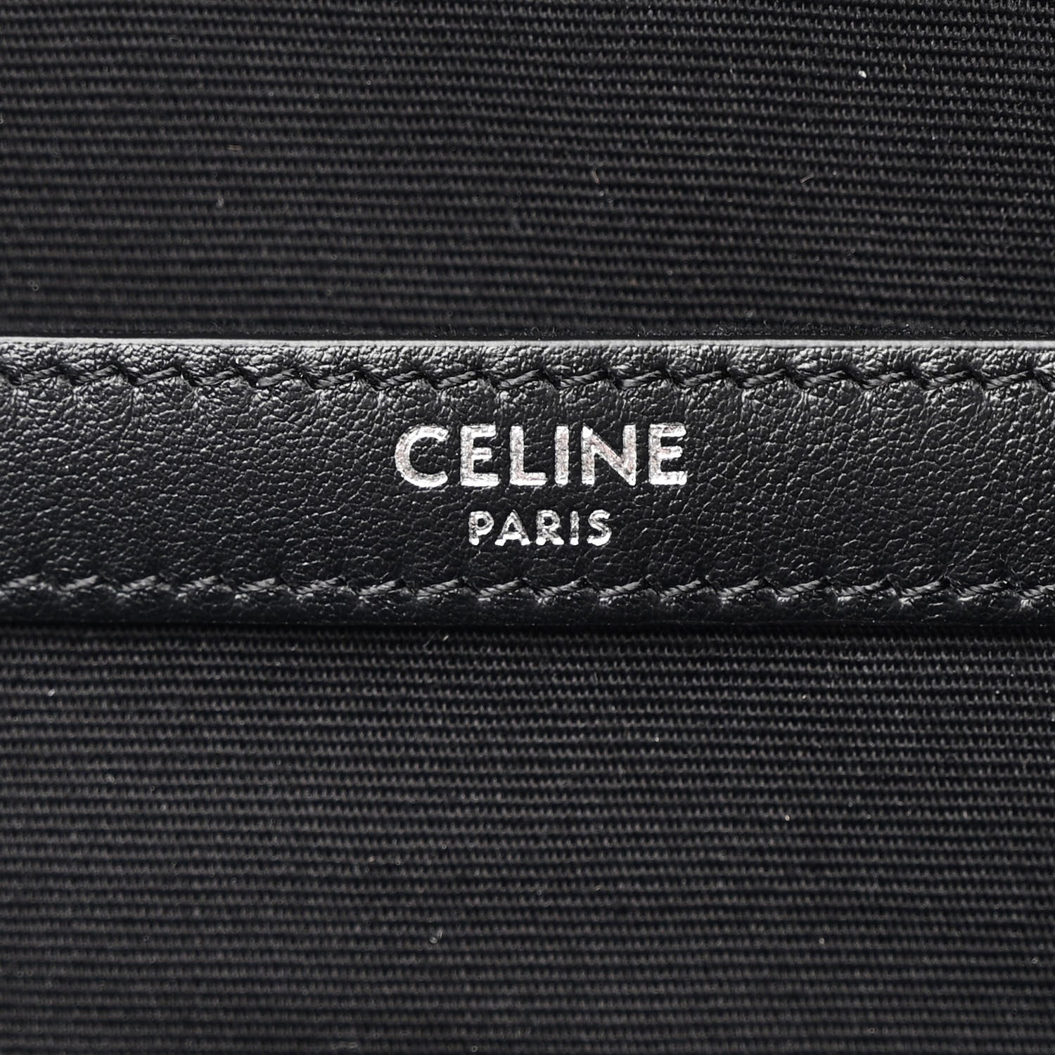 Celine Triomphe Canvas XL Calfskin Backpack Black 6 of 11