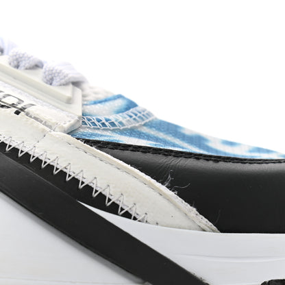 Fendi X SARAH COLEMAN Nylon Suede Lycra FF Vertigo Womens Fendi Flow Low Top Sneakers 36 Transparent Cyber Blue Black 12 of 12