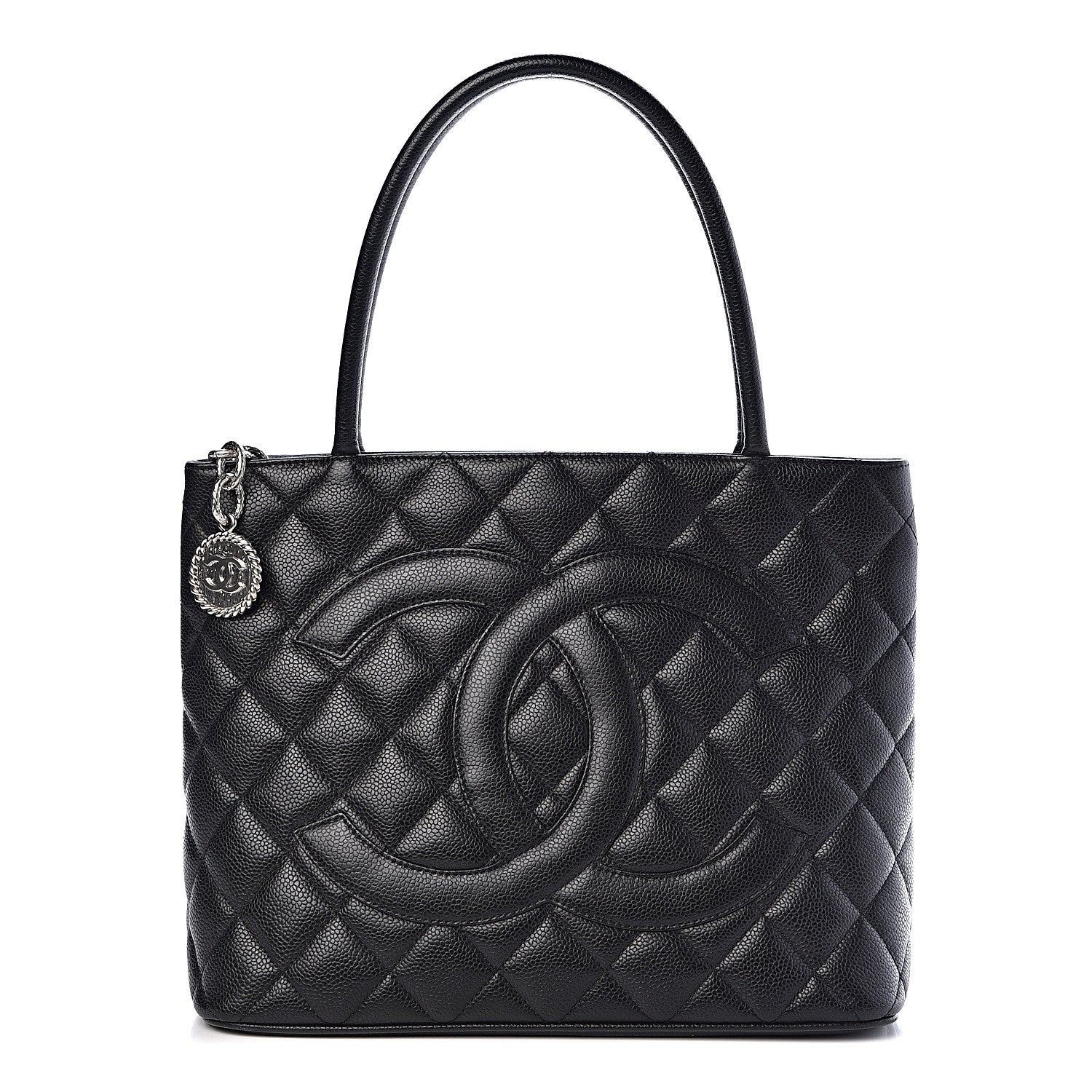 Chanel Caviar Quilted Medallion Tote Black 1 of 10