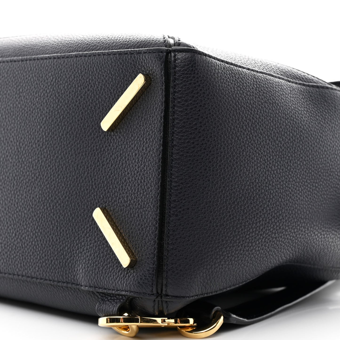 Calfskin Medium Puzzle Bag Midnight Blue Black