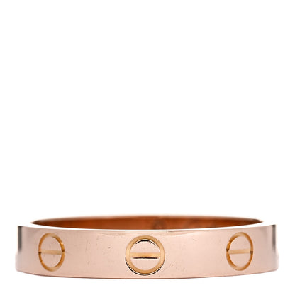 Cartier 18K Pink Gold 3.5mm LOVE Wedding Band Ring 56 7.5 1 of 5